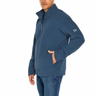#ad Orvis Men’s Full Zip Fleece Jacket. Size XL Color Blue With Pockets. ￼ ￼