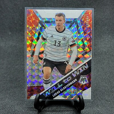 #ad 2021 Mosaic LUKAS KLOSTERMANN #9 Will to Win SILVER MOSAIC PRIZM SP Germany