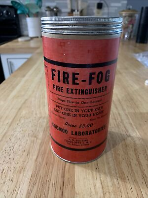 Vintage Fire Fog Dry Chemical Fire Extinguisher CHEMCO LABORATORIES