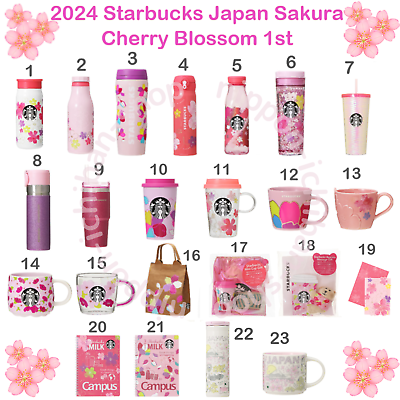 #ad #ad NEW Starbucks Japan SAKURA 2024 Cherry Blossoms 1st Mug Cup Thumbler Goods
