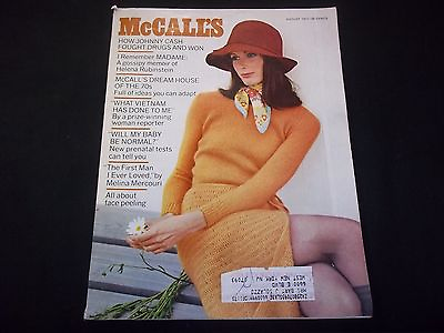 #ad 1971 AUGUST MCCALL#x27;S MAGAZINE BEAUTIFUL FASHION ISSUE NICE COVER C 4769