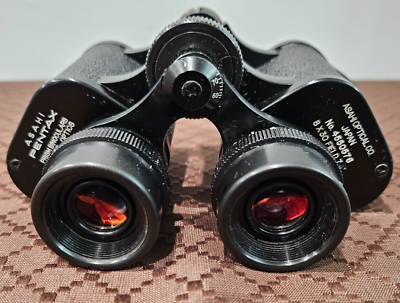 #ad Highly Sought Pentax Asahi Japanese 8 x 30 Prism Binoculars Coated Optics