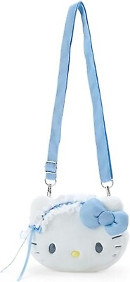 #ad #ad Sanrio Character Hello Kitty Face Shaped Pochette Light Blue Days Mini Bag New