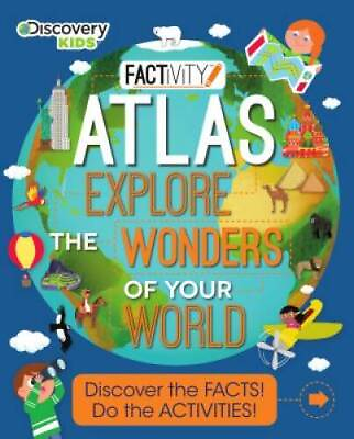 #ad Discovery Kids Atlas: Explore and Discover the Wonders of Your World Fac GOOD