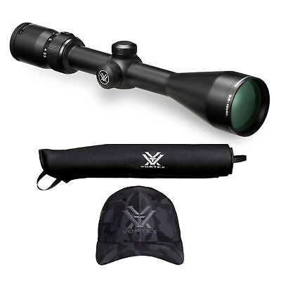 Vortex Diamondback 3.5 10x50 Riflescope with Dead Hold Reticle and Case Bundle