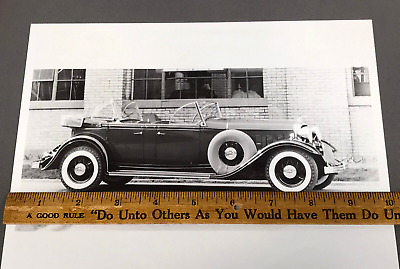 #ad c.1934 LINCOLN MODEL KB Vtg Photo Gelatin Silver Historical Automobilia K