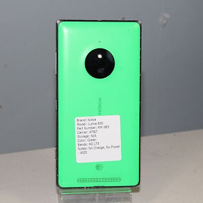 Nokia Lumia 830 RM 983 ATamp;T Green 4G LTE ASIS JX 728 O1 4C