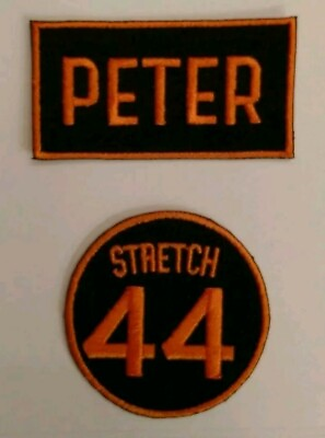 2019 Willie McCovey Peter Magowan Memorial Jersey Patch SF Giants STRETCH