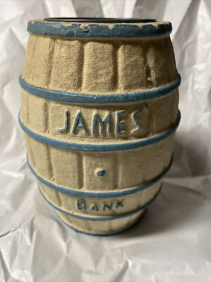 #ad Antique Advertising Old Bank Vintage Coin Bank
