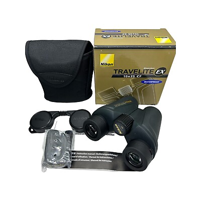 #ad TOP MINT Nikon TRAVELITE EX Binoculars 10x25 Porro prism caliber TEX10X25 JP
