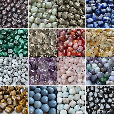#ad Wholesale Lots Tumbled Stone0.75 1.25quot; Crystal Healing StonesChoose Stone Type