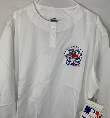 #ad Vintage Toronto Blue Jays Jacket 1991 MLB All Star Game Authentic NWT XL 90s