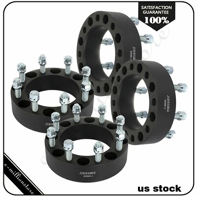 #ad 4 pcs 2quot; 8x170 14x1.5 studs wheel spacers for Ford F 250 Super Duty