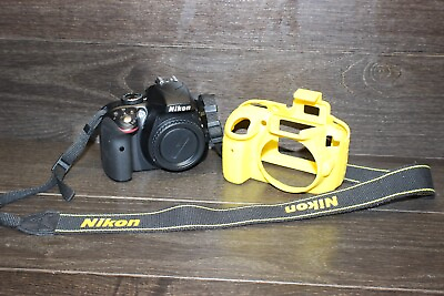 Nikon D3300 24.2MP Digital SLR Camera Black Body Only
