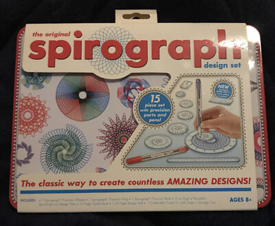 #ad Brand New 2014 Kahootz Spirograph Design Tin Set