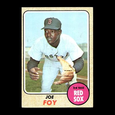 #ad Joe Foy 1968 Topps Boston Red Sox #387 Nice R303