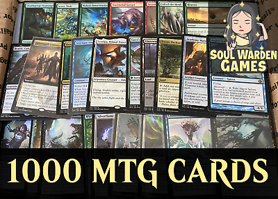 1000 MAGIC THE GATHERING MTG CARDS LOT INSTANT COLLECTION WITH RARES AND FOILS