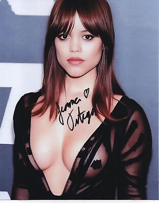 Jenna Ortega sexy hot Signed 8x10 photo Reprint