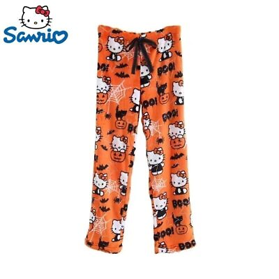 Halloween Hello Kitty Pajamas Trousers Pyjama Anime Kawaii Leisure Suit