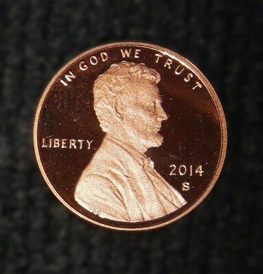 #ad 2014 S Lincoln Cent Proof #122