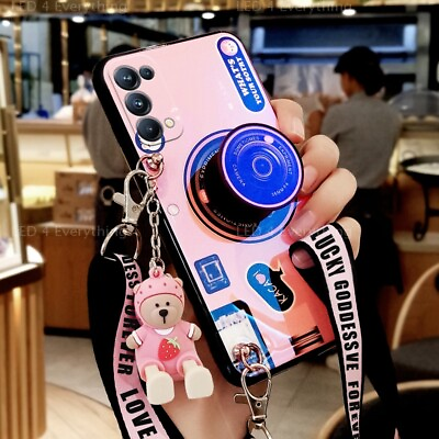 For Samsung S23 S22 S21 S20 S10 Note20 10 Cute Shockproof Slim Camera Phone Case