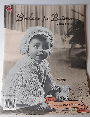 #ad Beehive for Bairns Knit Pattern Vol 4 For Babies Book No 906 DD Reissue