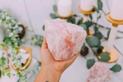 #ad JUMBO Rose Quartz Natural Raw Crystals Choose Size Huge Chunks Love Stone