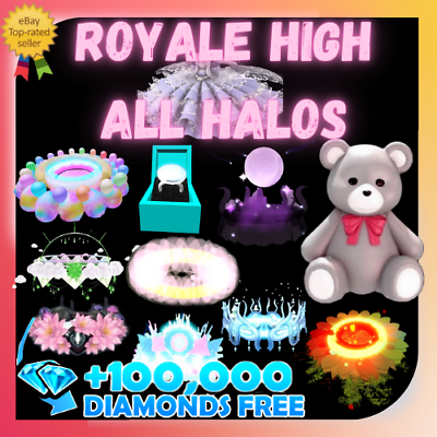 ROYALE HIGH HALO amp; ACCESSORIES amp; SET amp; DIAMONDS RH RESTOCKED