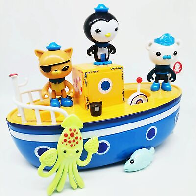 #ad octonauts Action Figures bath toys Kwazii Barnacles Peso GUP Bath Boat Toy Float