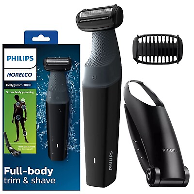 Philips Norelco Bodygroom Series 3000 Body Shaver for Men Showerproof trimmer