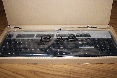 #ad NEW Genuine HP KB 0316 Black PS 2 Keyboard 434820 002 *FAST SHIPPING*