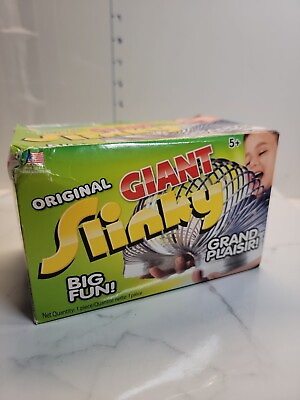 #ad The Original Slinky Brand Giant Metal Slinky Kids Spring Toy