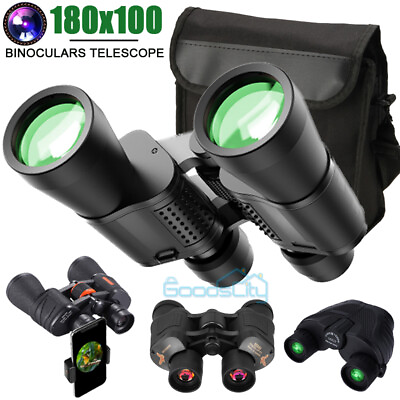 #ad #ad 180x100 HD Military Zoom Powerful Binoculars Day Low Night Optics Hunting amp; Case