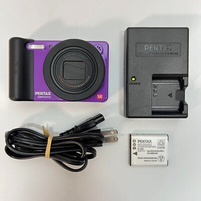USED Pentax OPTIORZ10VI PENTAX Digital Camera OPTIO RZ10 Violet 14 Million Pixe